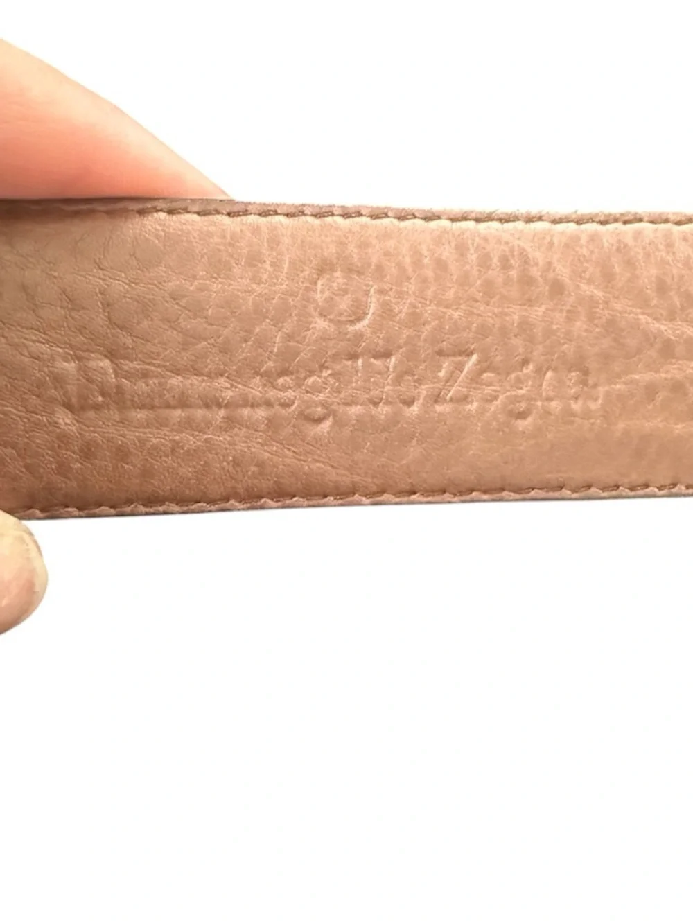 Ermenegildo Zegna Brown Pebbled Leather Belt 100/115 Made in Italy